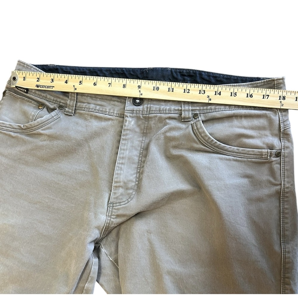 Kuhl Rydr Pants Mens 36x32 Brown Vintage Patina Dye Canvas Straight Leg Outdoor - Picture 8 of 8